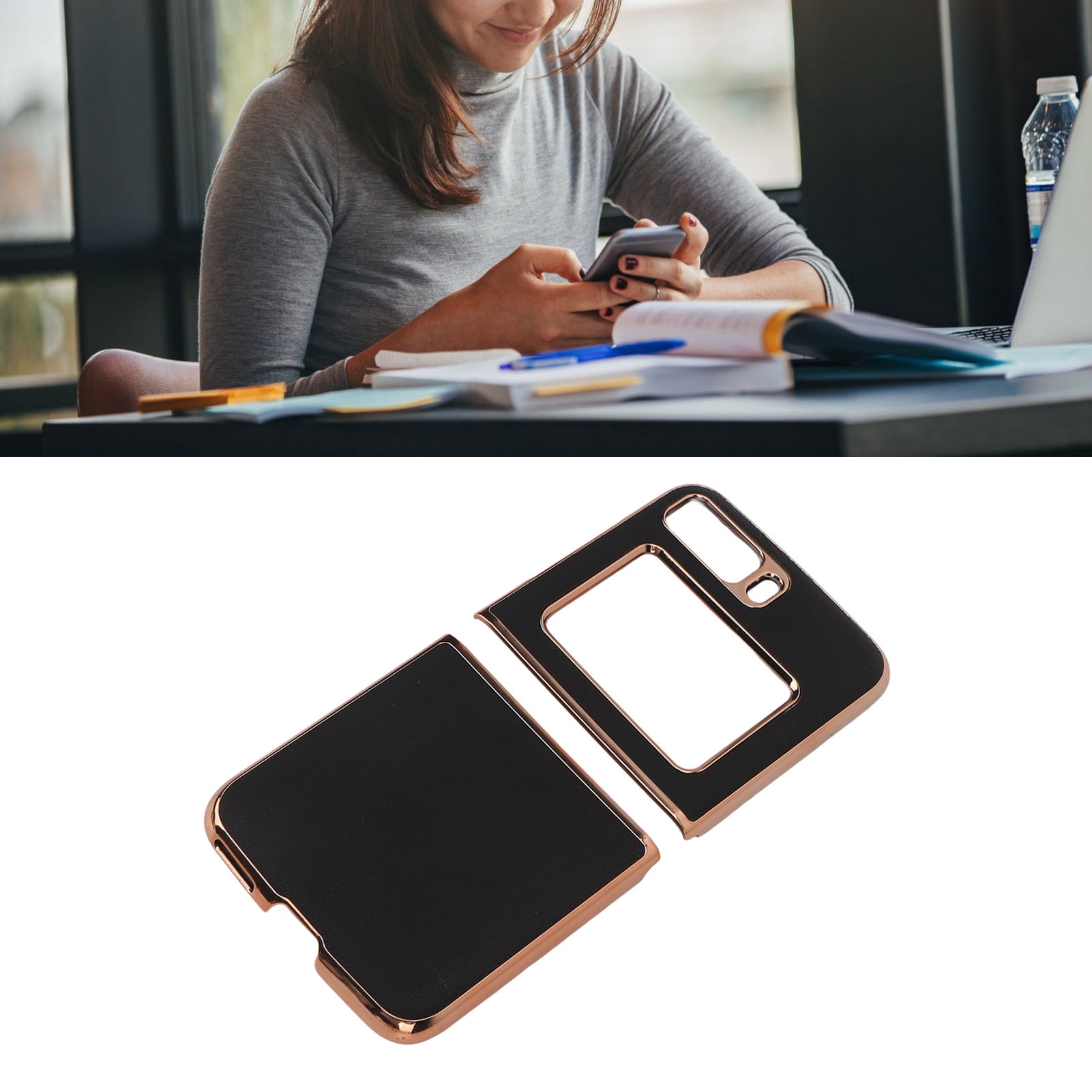 Phone Case For Moto Razr 2022, Leather Protective Phone Case Cover File Phone Case Scratch Proof Shock Proof Phone Case Repacement