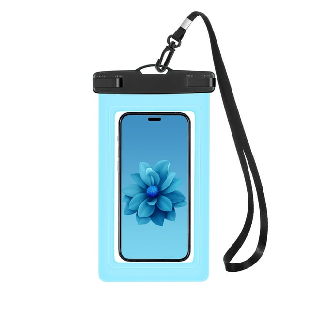 Bolsa impermeable para teléfono móvil, funda impermeable para teléfono móvil, para nadar, para llevar, para colgar en el cuello, bolsa para teléfono móvil con pantalla táctil, bolsa para teléfono