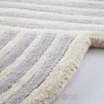 thumbnail image 3 of Hand Tuft carpet, 9x13 Area rug, Ivory and Grey color, Bed, Living room, 3 of 10