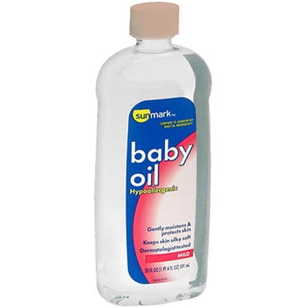Sunmark Hypoallergenic Mild Baby Oil, 20 Fl. Oz.