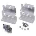 thumbnail image 2 of Yimiti 4Pcs Solar Panel Z Bracket Mounting Mount Flat Roof Wall Aluminum Set Rvs Boat, 2 of 9