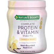 Nature's Bounty Optimal Solutions Protein Powder With Collagen, Vanilla, 1 Lb
