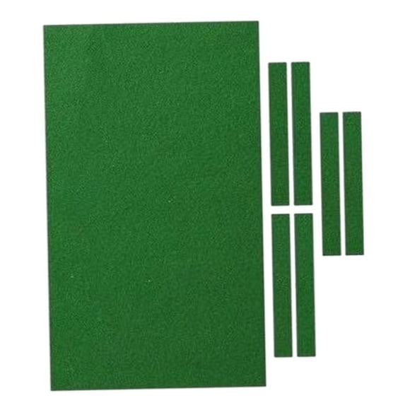 jinwen Nappe de Billard, Ensemble de Coussins pour Table de Billard, Snooker Professionnel et 6 Pcs de Bandes Nappe de Billard, L Vert