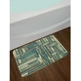 thumbnail image 2 of Wooden Bath Mat, Lumberjack Old Vintage Classic Deck Tree Forest Woods Natural Artwork Image, Non-Slip Plush Mat Bathroom Kitchen Laundry Room Decor, 29.5 X 17.5 Inches, Sage Green Beige, Ambesonne, 2 of 2