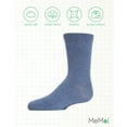 thumbnail image 6 of MeMoi Kids' Basic Cotton Blend Crew Socks, 12, Light Denim, 6 of 12