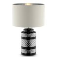 thumbnail image 2 of Ore Furniture K-4505 26.5 in. Lilith Chevron Ceramic Table Lamp, 2 of 2