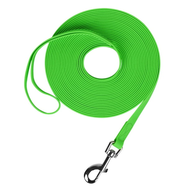 Correa de adiestramiento para perros Leash Qiaosite, impermeable y duradera, 3 m, color verde