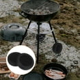thumbnail image 4 of 2 Pcs Roues de Remplacement 6 Pouces pour Barbecue avec Couvercle Roues de Remplacement pour Tondeuse à Gazon Chariot Noir, 4 of 8