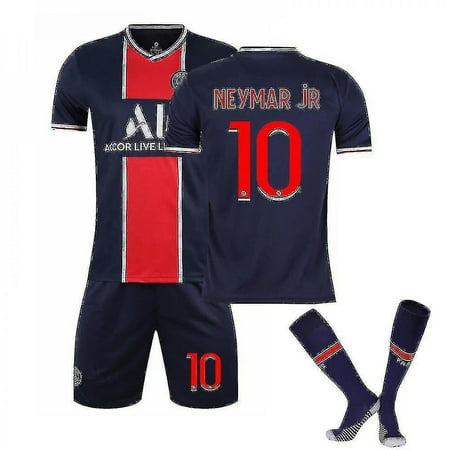 Neymar Jr #10 Jersey Home 2021-2022 New Season Men's Paris Soccer T ...