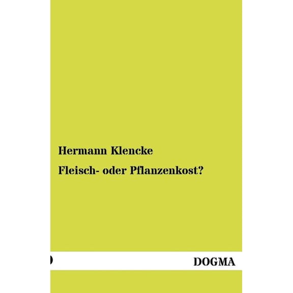 Fleisch- Oder Pflanzenkost?