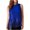 Blue, variant on Women's Casual Sequin Fringe Pullover Top Round Neck Short Sleeve Loose Party Vacation Travel Fashion Basic Comfy, Red L