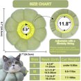 thumbnail image 2 of HSHDLDF Collier Cône pour Chat, Collier Protecteur Doux pour Chat après Chirurgie, Collier de Récupération pour Chat Ajustable, Collier Élisabéthain Confortable et Léger pour Chat et Chaton (Vert Moyen), 2 of 6