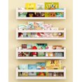 thumbnail image 1 of Estantería infantil de pared Onlysky, juego de 4 unidades, madera blanca, 1 of 6