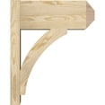thumbnail image 3 of Ekena Millwork 8"W x 18"D x 22"H Thorton Rough Sawn Craftsman Outlooker, Douglas Fir, 3 of 4