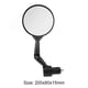thumbnail image 5 of Espejo retrovisor de bicicleta espejo de manillar ajustable gran angular para bicicleta de carretera MTB, 5 of 6
