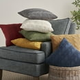 thumbnail image 4 of Life Styles Cotton Knitted 2Pack 18" x 18" set of 2 Navy Indoor Throw Pillow, 4 of 5