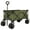 Green, variant on E-Western Utility Garden Wagon Cart, Folding Camping Trolley, Beach Picnic Cart, Green, Steel, 37.8"x21.65"x34.33"