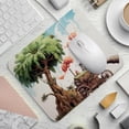 thumbnail image 2 of Coconut Tree Square Gaming Mousepad Desk Mat Non-Slip Rubber Bottom Printed 8.3x9.8 Inch Suitable for Office and Gaming, 2 of 6