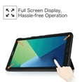 thumbnail image 2 of Fintie Slim Case for Samsung Galaxy Tab A 10.1 with S Pen 2016 - Ultra Lightweight Protective Stand Cover with Auto Sleep/Wake for Galaxy Tab A with S Pen 10.1 inch (SM-P580/ SM-P585), Black, 2 of 7