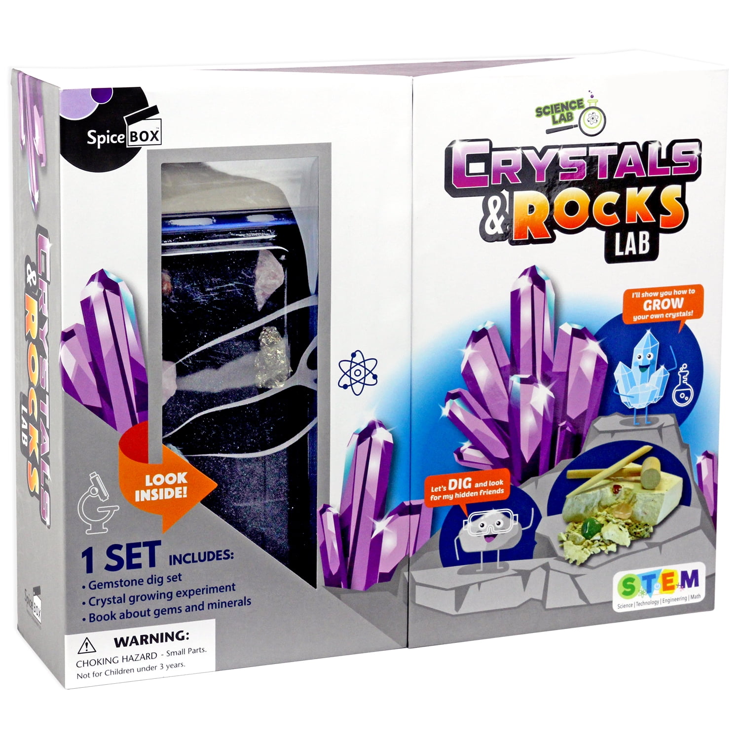 Colorful Crystal Lab Ooze Labs Thames & Kosmos STEM Experiment Kit 642108 