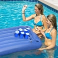 thumbnail image 3 of Jinsinto Adult Inflatable Pool Mat, Inflatable Game Floating Floating Billiard Table Game - 24 Cup Hole, 3 of 5