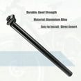 thumbnail image 4 of Unique Bargains 31.6x450mm Bike Seat Post Aluminum Alloy Bicycle Seatpost Saddle Pole Road Bike Seat Tube Mount Black, 4 of 6