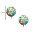 thumbnail image 3 of Set de decoración para fiesta de cumpleaños de dinosaurio con globos de 35", 3 of 5