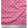 thumbnail image 1 of Soimoi Velvet Fabric Guitar Musical Instrument Decor Fabric Printed Yard 58 Inch Wide, 1 of 3