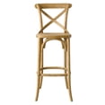 thumbnail image 4 of Modway Gear 43.5" Modern Style Elm Wood Bar Stool in Natural Finish, 4 of 10