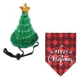 thumbnail image 2 of Bufanda Triangular Zulema con Sombrero Disfraces de Navidad para Perros Pequeños Conjunto A, 2 of 7