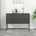 thumbnail image 1 of vidaXL Buffet Anthracite 105x35x75 cm Acier, 1 of 5