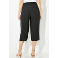 thumbnail image 2 of Catherines Women's Plus Size Gauze Pull-On Capri, 2 of 4