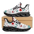 thumbnail image 1 of Lindos zapatos de plataforma de médico para enfermería, nuevos zapatos planos transpirables antideslizantes de verano, zapatillas con cordones con estampado médico para exteriores, 1 of 6