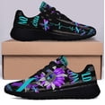 thumbnail image 3 of No Stry Should End Too Soon Suicide Awareness Shoes Sneakers Black Size 5, 3 of 7