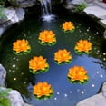 1PC Floating Foam Lotuses Flowers And Lotuses Leaves Artificial Lotuses ...
