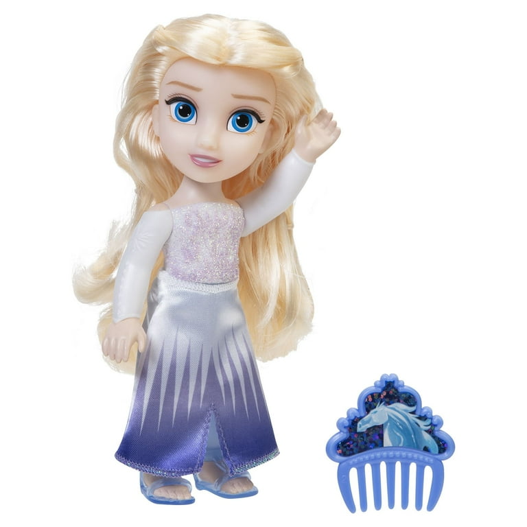 Disney Frozen Snow Queen Elsa Petite Fashion Doll with Comb