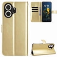 thumbnail image 5 of Wallet Case for TCL NxtPaper 70 Pro 5G with Card Holder, PU Leather Flip Phone Case with Kickstand Magnetic Closure Wrist Strap Gold, 5 of 5