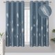 thumbnail image 1 of Cortinas Blackout Estelar Textiler Azul Piedra con Diseño de Hoja de Palma, 1 of 9