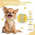 thumbnail image 3 of Crystal Dog Collar with Bow Tie,Soft Puppy Bling Collar for Extra Small,Small,Medium Dogs 1Pack, 3 of 5