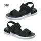 thumbnail image 5 of Minnieouse 1 par de zapatos con correas elásticas, sandalias deportivas de verano, calzado informal transpirable, sandalias, regalos para playa al aire Calzado Negro Größe 36 Minnieouse AP011265-02, 5 of 6
