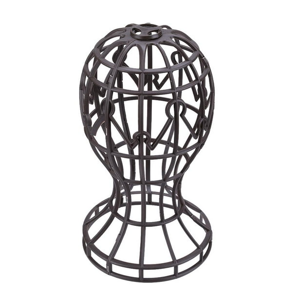 WDOplteas Soporte para Plástico Con Forma Linterna Soporte Portátil para Cabeza Sombrero Soporte para (negro)