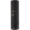 thumbnail image 1 of shiyou-Deep Impact Socket, Metric, 1/2-Inch Drive, 15mm (CMMT16076), 1 of 4