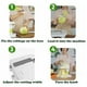 thumbnail image 5 of Picadora de repollo | Cortadora de verduras rotativa multifunción | Cuchillas de acero inoxidable intercambiables | Base antideslizante | Manivela Easy Spin | Para ensaladas Ensalada de col con, 5 of 6