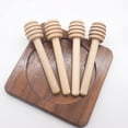 LIANXUE 10 Pack Wood Honey Dipper Sticks Mini Honey Dippers Honey Wand