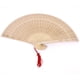 thumbnail image 5 of Ventilador de mano de sándalo japonés chino perfumado de madera for la fiesta de boda Cosplay, 5 of 6