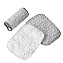 Non-Scratch Wire Dishwashing Rags - Reusable Silver Mesh Cleaning Cloth for Pots/Pans, Wet & Dry Kitchen Scrubber (16x12cm)