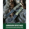 thumbnail image 5 of MOSSY OAK 2-Piece Hunting Knife Set, Fixed Blade Gut Hook & Skinning Knife with Camo Full-Tang Handle and Dual Carry Sheath, 5 of 8