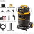 thumbnail image 2 of Vacmaster Professional VDK811PW 0201 8 Gallon 4.5 Peak HP Wet/Dry Vac with Self-Cleaning Filter System, 8 Gal, Black, 2 of 7