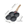 thumbnail image 2 of Frying Pan Desayuno Anti-Scaldo antiadherente tortilla (4 hoyos), 2 of 9