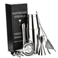 thumbnail image 4 of Juego de coctelera Boston Bartender con colador y utensilios de bar - Acero inoxidable Plata, 4 of 7